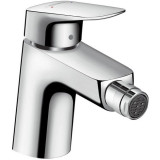 Baterie bideu Hansgrohe Logis 70 cu ventil tip Pop-up inclus