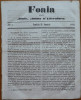 Foaia pentru minte , inima si literatura , nr. 3 , 1862 , Brasov , I. Muresanu