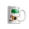 Cana alba personalizata, Coffee Time, INOVATIX&reg;. 330ml