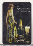 Bnk cld Calendar de buzunar - 1980 - URSS - Soviet wine parkling