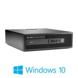 Calculatoare HP EliteDesk 705 G3 SFF, Quad Core A10-8770, 8GB DDR4, Win 10 Home