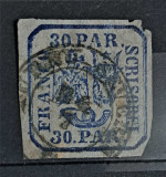 Timbre 1864 Principatele Unite - stampila Turnu-Severin