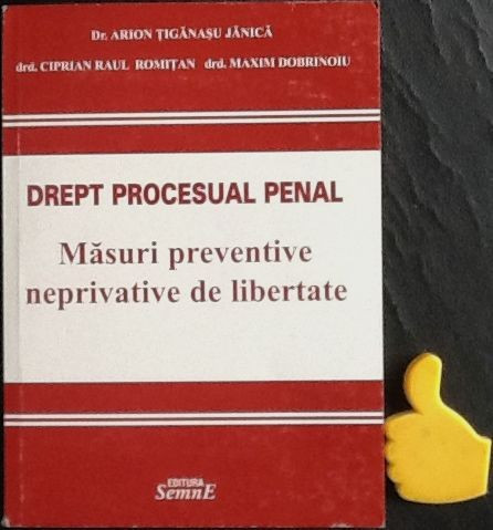Drept procesual penal masuri preventive neprivative de libertate Arion Tiganasu