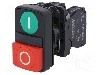 Intrerupator dublu, 22mm, seria Harmony XB5, IP66, SCHNEIDER ELECTRIC - XB5AL73415
