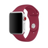 Cumpara ieftin Curea silicon pentru Apple Watch 38/40 mm, marimea S/M, seriile 1,2,3,4,5,6,7,8 rosu trandafir (rose red)