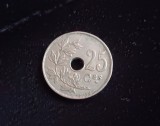 C50 - Moneda foarte veche - Belgia - 25 centimes - 1922, Europa