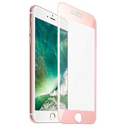 Folie Protectie Ecran Apple iPhone 7 (4,7inch ) Tempered Glass Rose Gold FULL