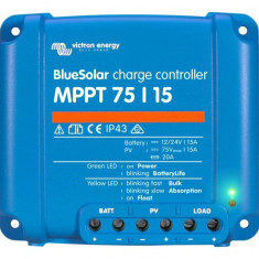 Incarcator solar MPPT 75/15 Bluesolar 15A Victron Energy, SCC075015060R SafetyGuard Surveillance