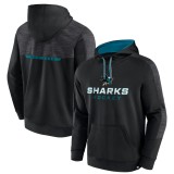 San Jose Sharks hanorac de bărbați cu glugă Poly Fleece POH black - S, Fanatics Branded