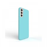 Husa Samsung Galaxy S21 Lemontti Liquid Silicon Tiffany Blue