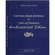Central Bank Journal Of Law And Finance I, II - Banca Nationala A Romaniei