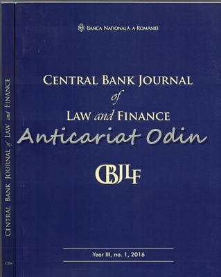 Central Bank Journal Of Law And Finance I, II - Banca Nationala A Romaniei