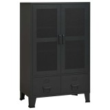 Cumpara ieftin Dulap industrial de depozitare, negru, 70x40x115 cm, metal