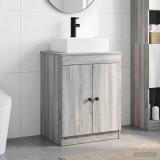 Cumpara ieftin Dulap pentru Chiuveta de Baie Sonoma gri 54 x 41 x 99,5 cm