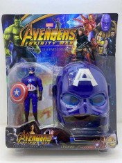 Set masca si Figurina Capitan America