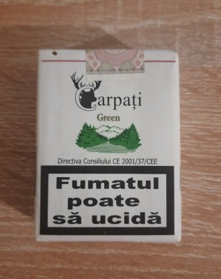 RAR:Pachet plin cu tigari CARPATI -Romania anii 2002-2005 foto