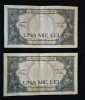 Bancnota 1000 LEI UNA MIE LEI 10 septembrie 1941 Doua bucati serii consecutive