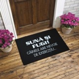 Covoras intrare SUNA SI FUGI!