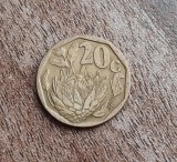 C50 - Moneda foarte veche - 20 centi - Africa de Sud - 1992