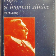 Fapte si impresii zilnice (1917-1918) – Gheorghe Gh. Marzescu