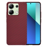 Husa Xiaomi Redmi Note 13 4G Asteroid GSM Carbonite FiberShell, rosu