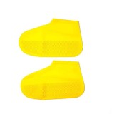 Set 2 Huse Impermeabile Silicon Pantofi, Marimea L (40-44), Galben, Protectie Ploaie, SIKS