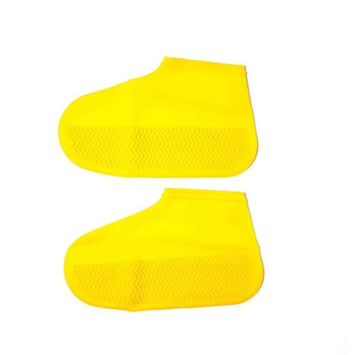 Set 2 x Husa impermeabila SIKS din silicon pentru pantofi, L, galben