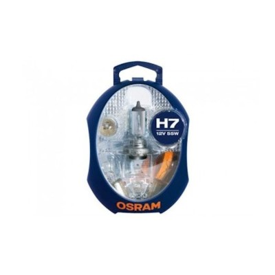 Set becuri rezerva H7 55W 12V, Trusa becuri Auto + Sigurante, becuri Osram Kft Auto foto