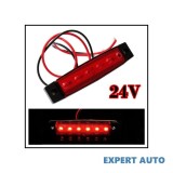 14 x 54 lampa laterala 6 led-uri 24v lumina rosie Alta marca Alt model #7, Array