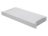 Carcasă standard 19 1U gri ABS 203x431 mm