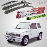 Cumpara ieftin Ștergătoare Suzuki Vitara ET 1995-1998 | Set Față și Spate Flat &ndash; TeamCar&reg;