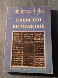 Exercitii de memorie Biblioteca Sighet