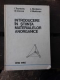 INTRODUCERE IN STIINTA MATERIALELOR ANORGANICE - I. TEOREANU