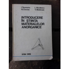 INTRODUCERE IN STIINTA MATERIALELOR ANORGANICE - I. TEOREANU