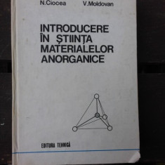 INTRODUCERE IN STIINTA MATERIALELOR ANORGANICE - I. TEOREANU