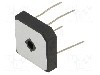Punte redresoare, 25A, 0,8kV, capsula MBR-25W, DC COMPONENTS - GBPC2508W