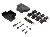 Mufă D-Sub 25 PIN tată unghi 45&deg; pentru cablu, MH CONNECTORS
