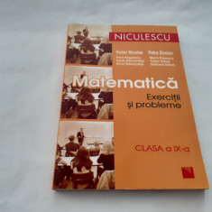 MATEMATICA EXERCITII SI PROBLEME CLASA A IX-A PETRE SIMION,RF20/3