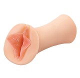 Masturbator Luscious Lips, Fanta Flesh, Autolubrifiant, Natural, 14 cm