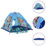 Cumpara ieftin Cort de joaca pentru copii cu 250 bile, albastru, 120x120x90 cm