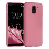 Husa pentru Samsung Galaxy J6, Silicon, Roz, 45796.167, Carcasa, Kwmobile