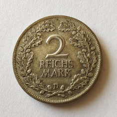 Germania - 2 Reichsmark 1926 D - Argint