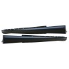 Set 2 buc. ornament prag MERCEDES Clasa C (W203) 05.2000-03.2007, partea stanga, type AMG; grunduit; plastic; TUNING,