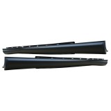 Set 2 buc. ornament prag MERCEDES Clasa C (W203) 05.2000-03.2007, partea stanga, type AMG; grunduit; plastic; TUNING,