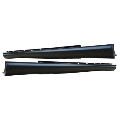 Set 2 buc. ornament prag MERCEDES Clasa C (W203) 05.2000-03.2007, partea stanga, type AMG; grunduit; plastic; TUNING, foto