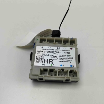 Modul de control ușă dreapta spate MERCEDES-BENZ E W213 2017 OEM: A2139001718,A2139011208,A2139027111 30481809 foto