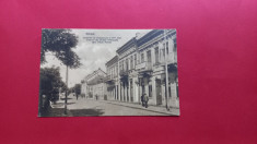 Vaslui Barlad Strada principala Oficiul Postal Institutul de Domnisoare foto