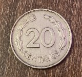 C50 - Moneda foarte veche - Ecuador - 20 centavos - 1962