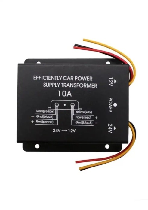 Convertor auto IN 24V intrare la OUT 12V /10A iesire (557)