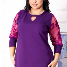 Bluza Eleganta Freia Mov - 44Marimea